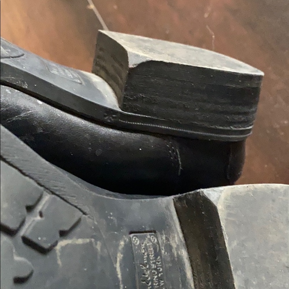 Sam Edelman Penny Black Tall Leather Riding Boots Size 7.5 - Picture 6 of 8